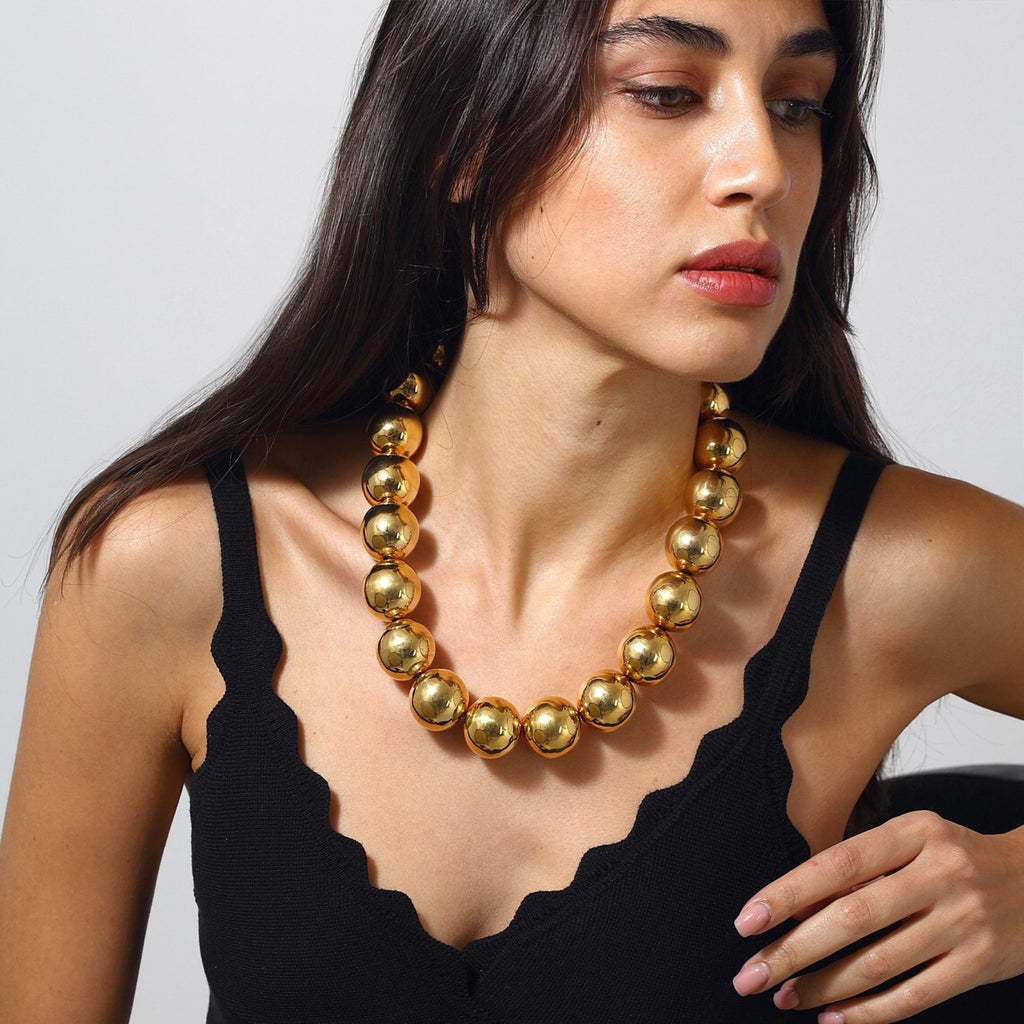 Luna Ball Necklace - Large Size Balls - Maison OrientMaison SoulaMaison OrientNecklaces
