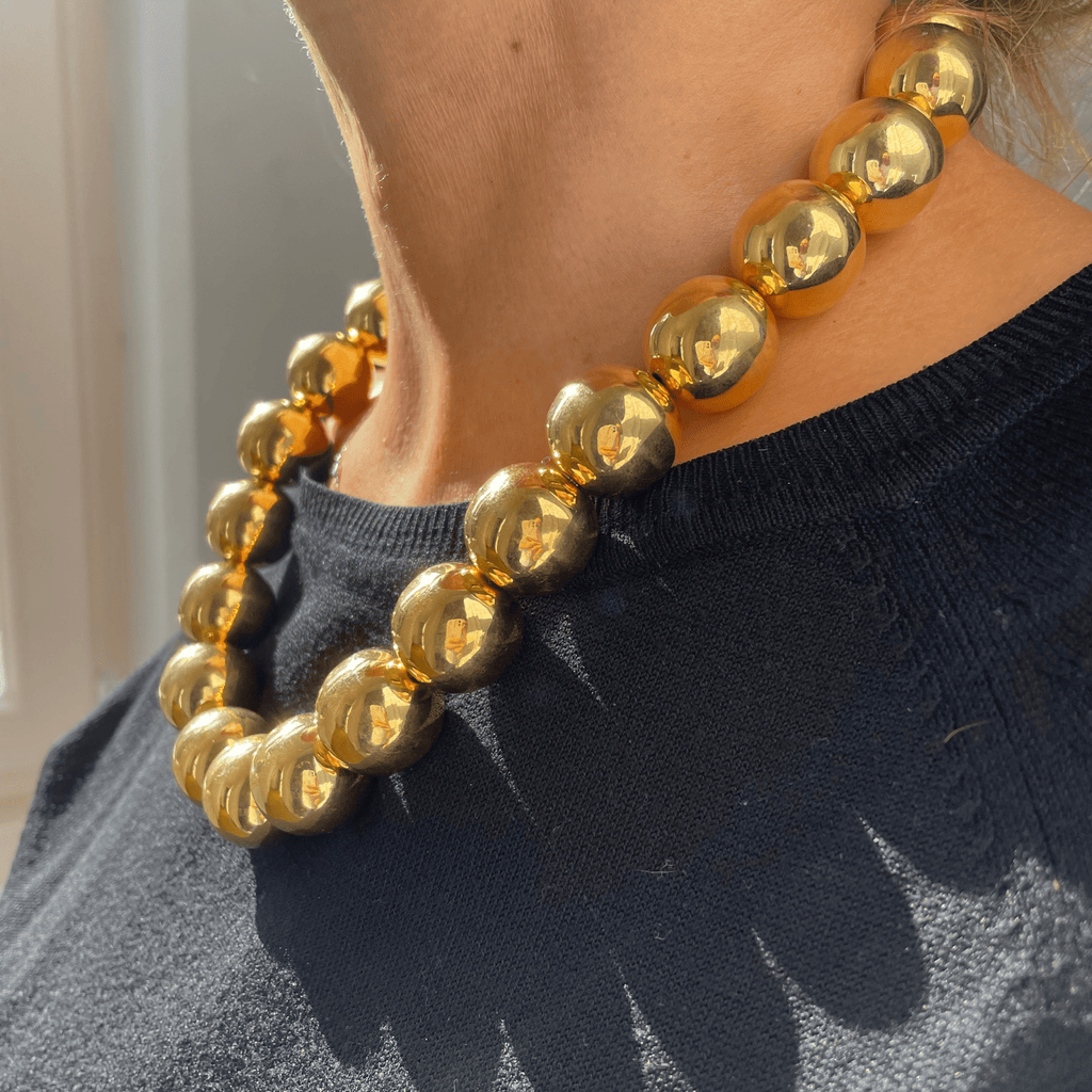 Luna Ball Necklace - Medium Size Balls - Maison OrientMaison SoulaMaison OrientNecklaces