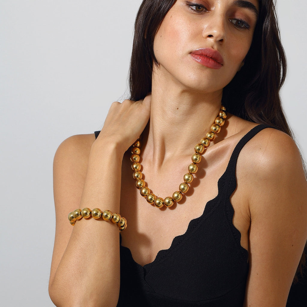Luna Ball Necklace - Small Size Balls - Maison OrientMaison SoulaMaison OrientNecklaces