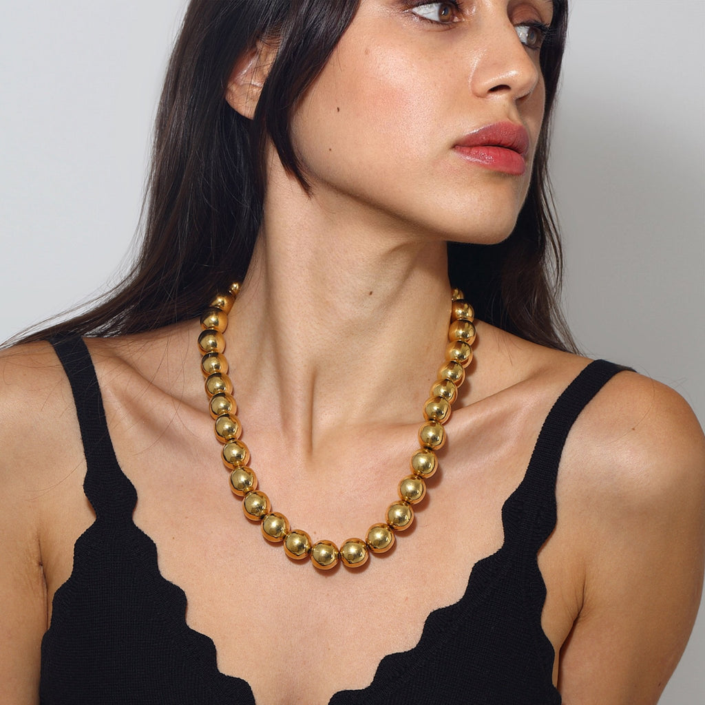 Luna Ball Necklace - Small Size Balls - Maison OrientMaison SoulaMaison OrientNecklaces