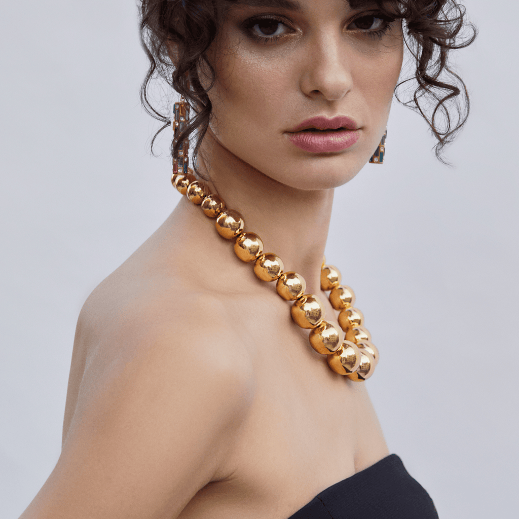 Luna Ball Necklace - Small to Large Size Balls - Maison OrientMaison SoulaMaison OrientNecklaces