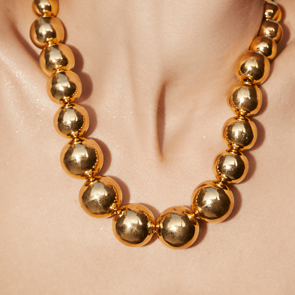 Luna Ball Necklace - Small to Large Size Balls - Maison OrientMaison SoulaMaison OrientNecklaces
