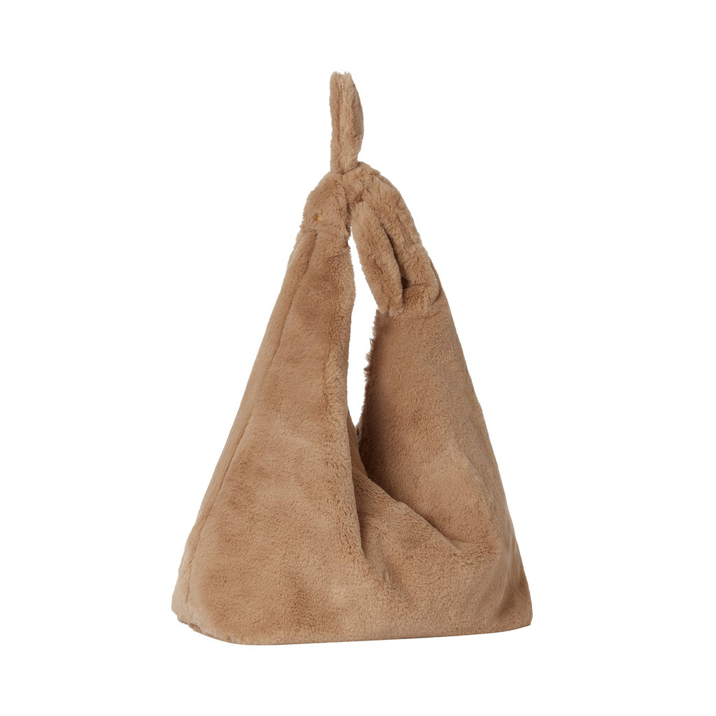 Maxi Ritz In Beige Faux Fur - Maison OrientJimbaMaison OrientShoulder Bags