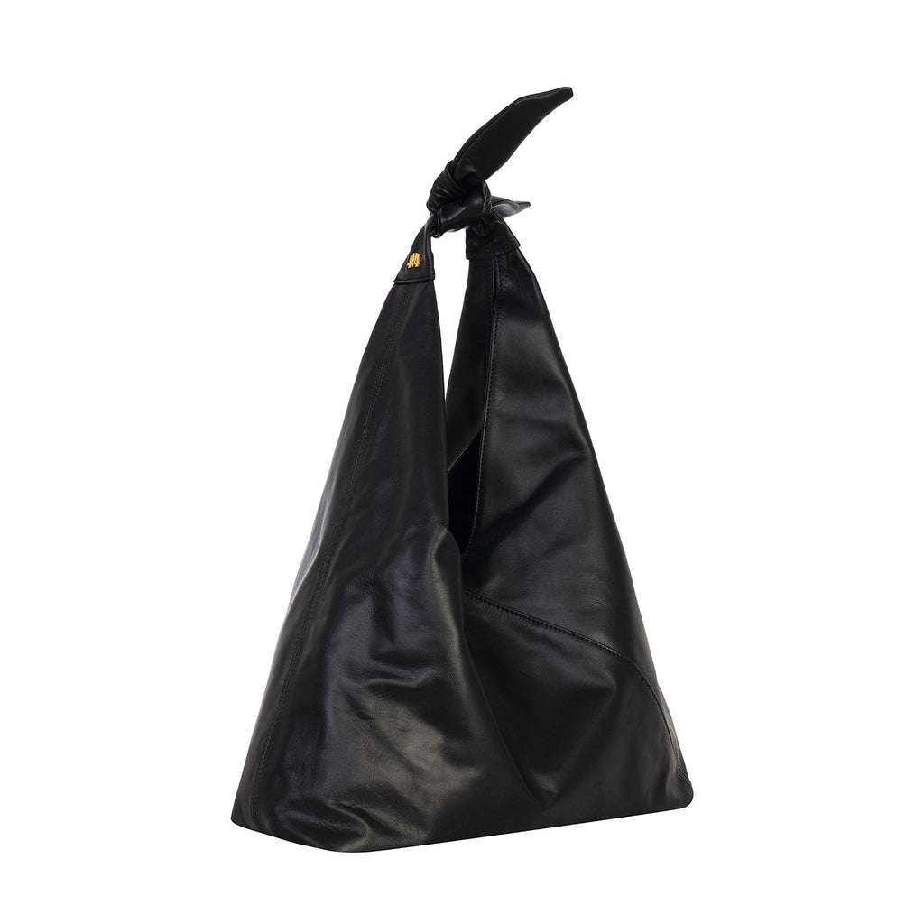 Maxi Ritz In Black Leather - Maison OrientJIMBAMaison OrientShoulder Bags
