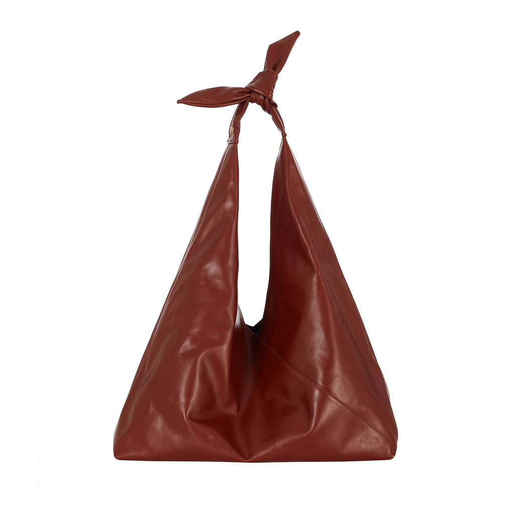 Maxi Ritz In Walnut Brown Leather - Maison OrientJIMBAMaison OrientShoulder Bags