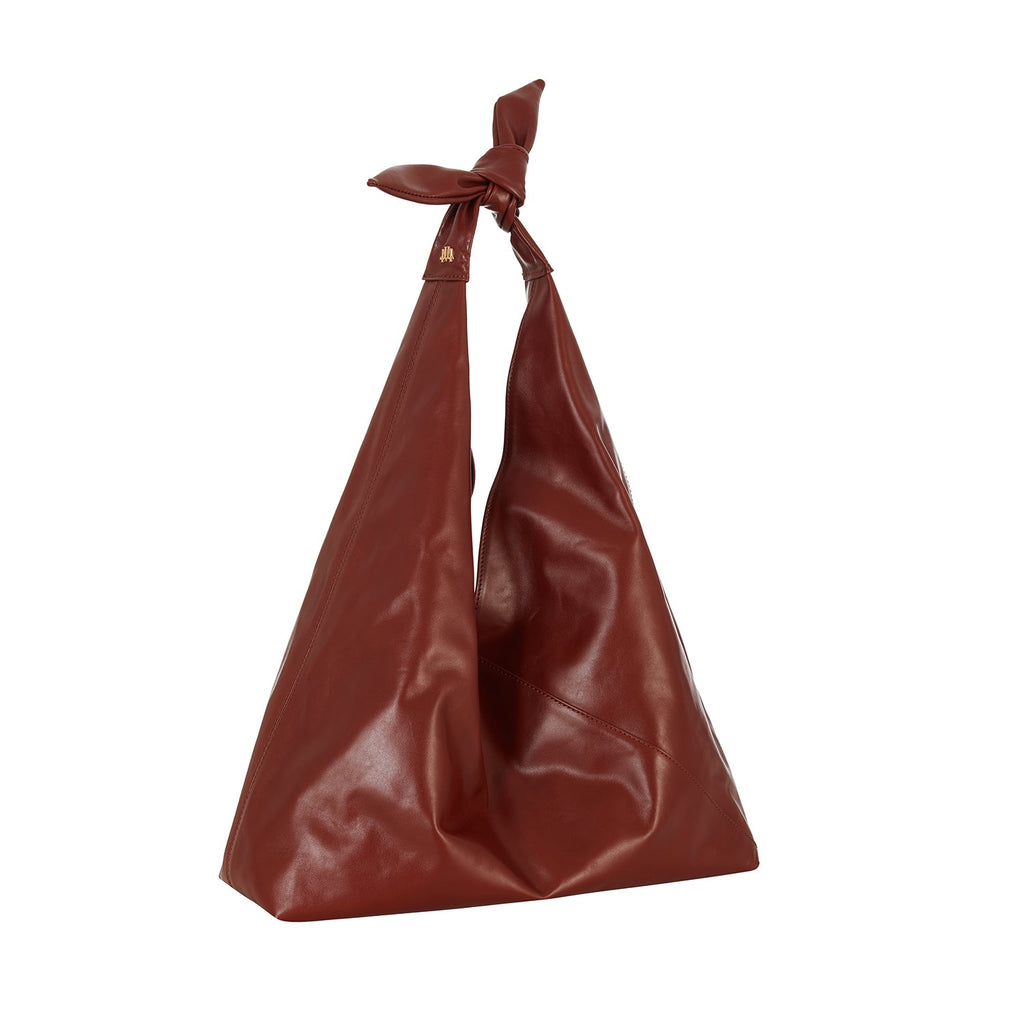 Maxi Ritz In Walnut Brown Leather - Maison OrientJIMBAMaison OrientShoulder Bags