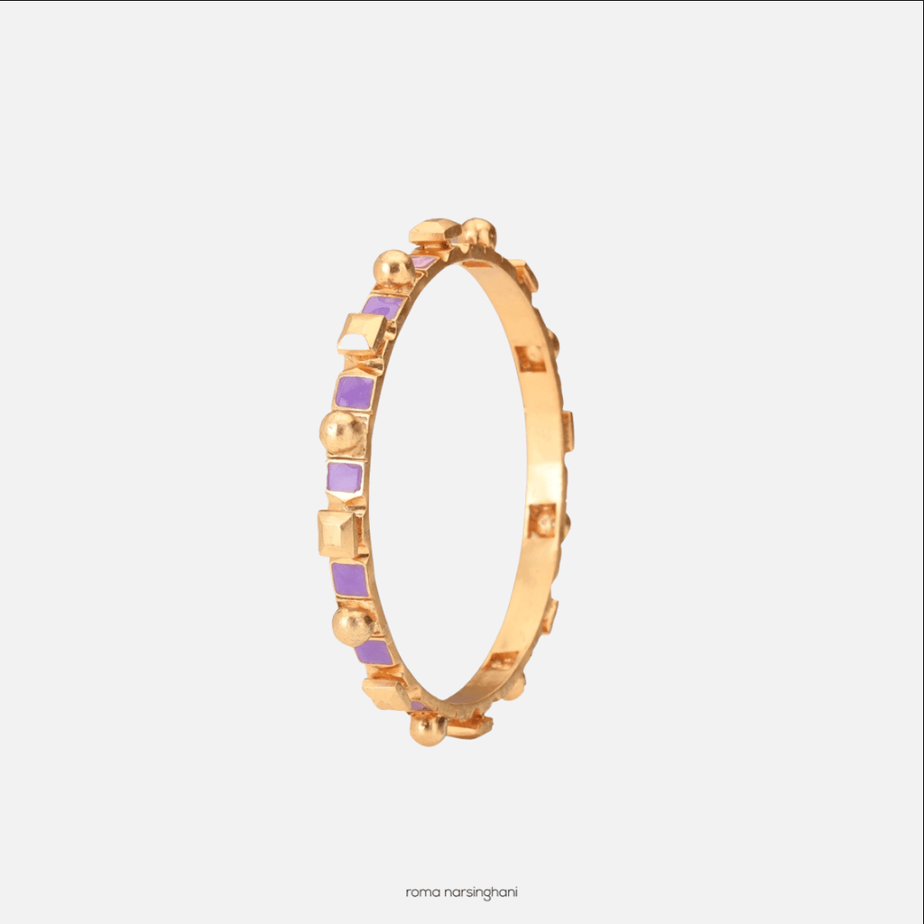 Meena Bangle in Lavender - Maison OrientRoma NarsinghaniMaison OrientBracelets