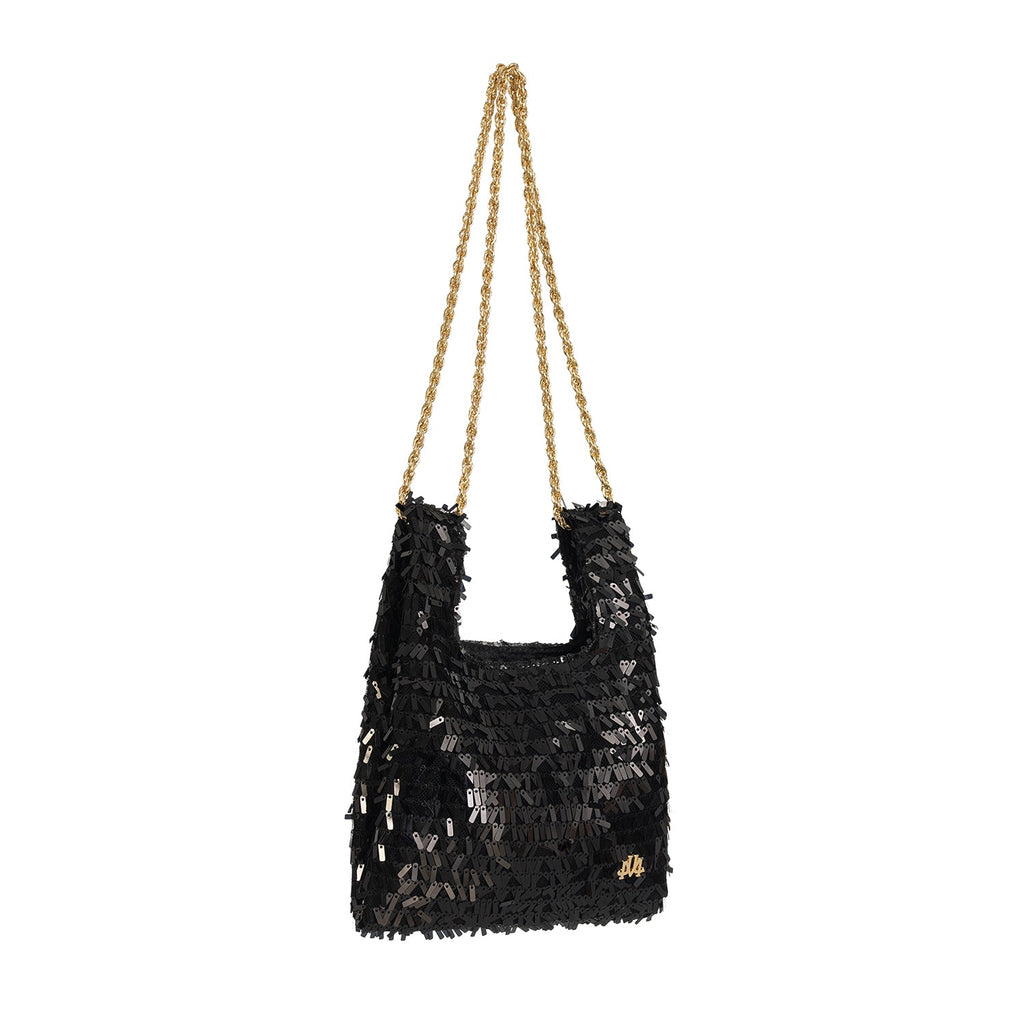 Micro Ines In Black Sequin - Maison OrientJIMBAMaison OrientMini Bags