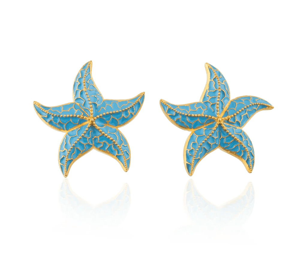 Milou Starfish Earrings - Blue - Maison OrientMilou JewelryMaison OrientJewelry