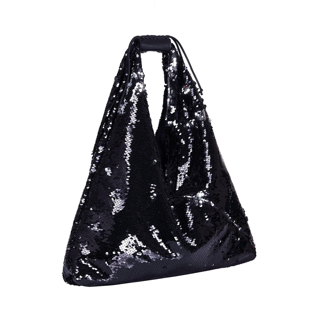 Mini Agnes In Black/ Silver Sequin - Maison OrientJIMBAMaison OrientShoulder Bags