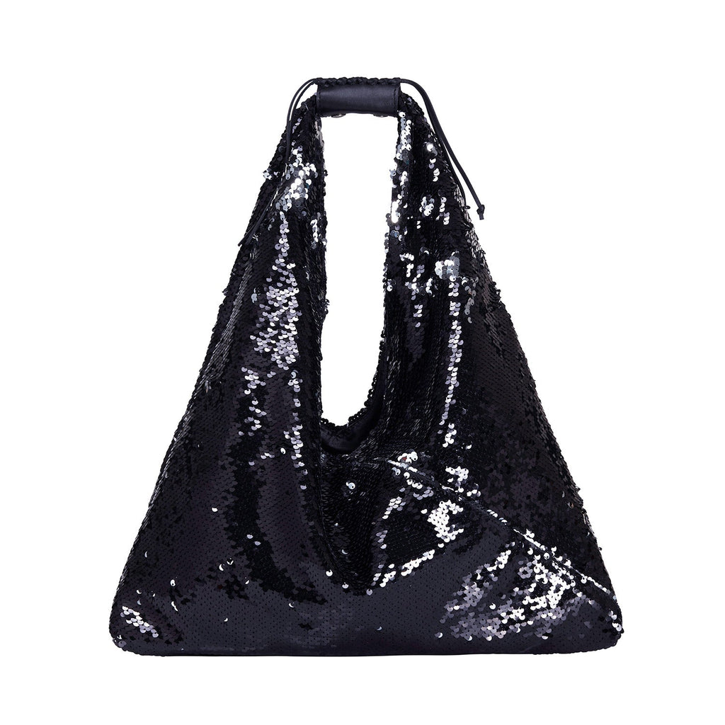 Mini Agnes In Black/ Silver Sequin - Maison OrientJIMBAMaison OrientShoulder Bags