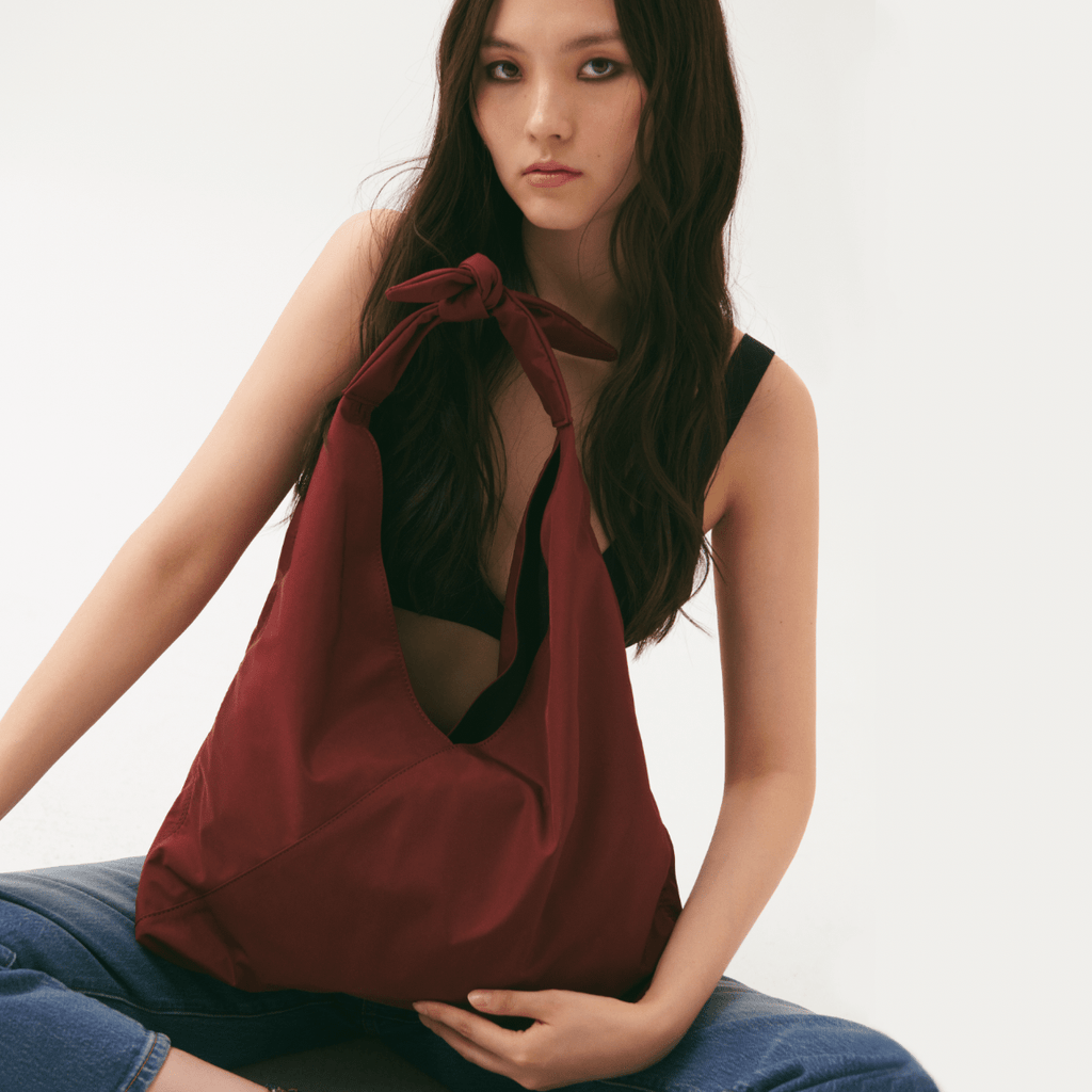 Mini Ritz In Bordeaux Nylon - Maison OrientJIMBAMaison OrientShoulder Bags