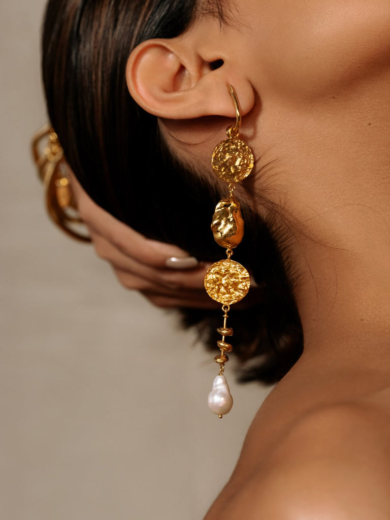MISHO PANDAIA EARRINGS | Maison Orient