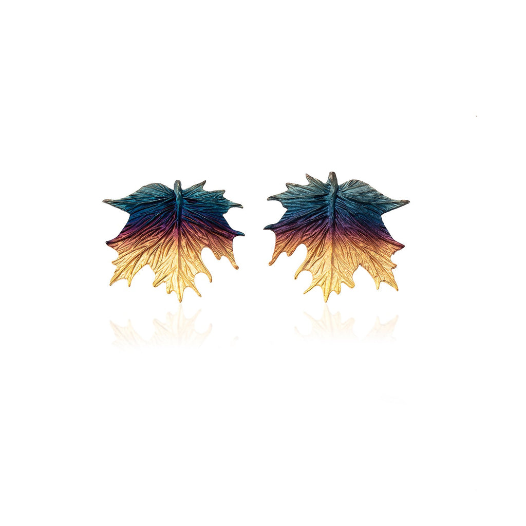 Multicolor Maple Leaf Earrings - Maison OrientMilou JewelryMaison OrientEarrings