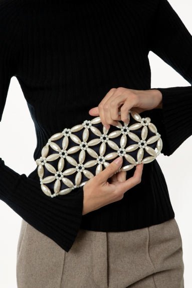 Navy Blue Tebea Clutch - Maison OrientMORE is LOVE LLCMaison OrientClutch Bags