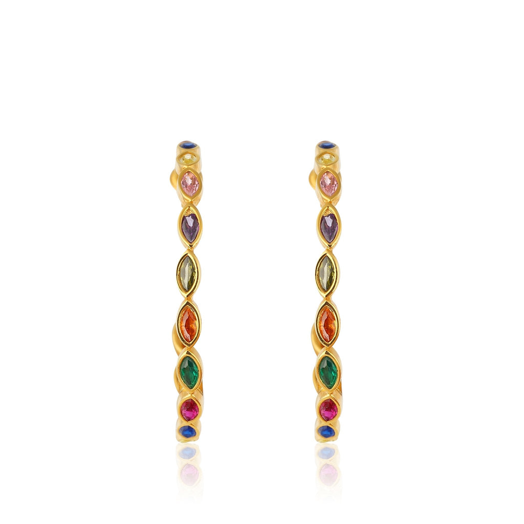 Nenet Hoop Earrings - Multicolor - Maison OrientMaison SoulaMaison OrientEarrings
