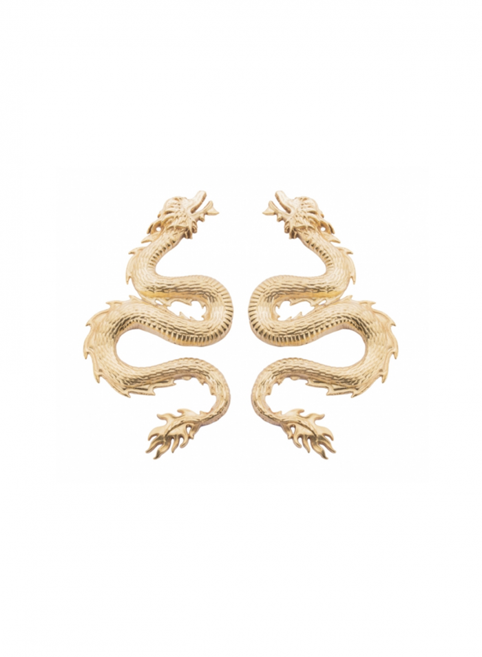 Small Dragon Earrings | Maison Orient