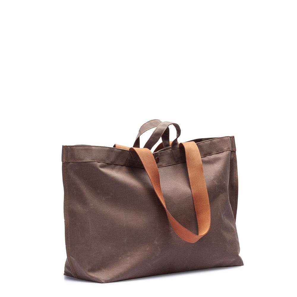 No. 205 Xlarge Tote Tobacco (Reversible) - Maison OrientCuvalMaison OrientTote Bags