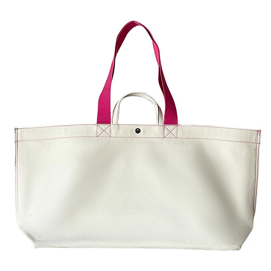 No. 206 Xxlarge Tote Raspberry (Reversible) - Maison OrientCuvalMaison OrientTote Bags