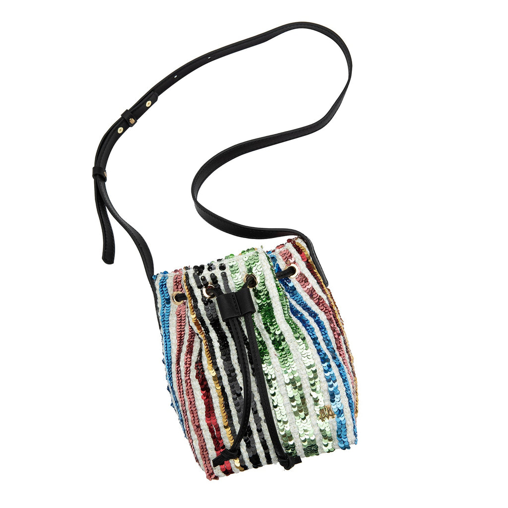 Noemie In Multicolor - Striped Sequin - Maison OrientJIMBAMaison OrientBucket Bags