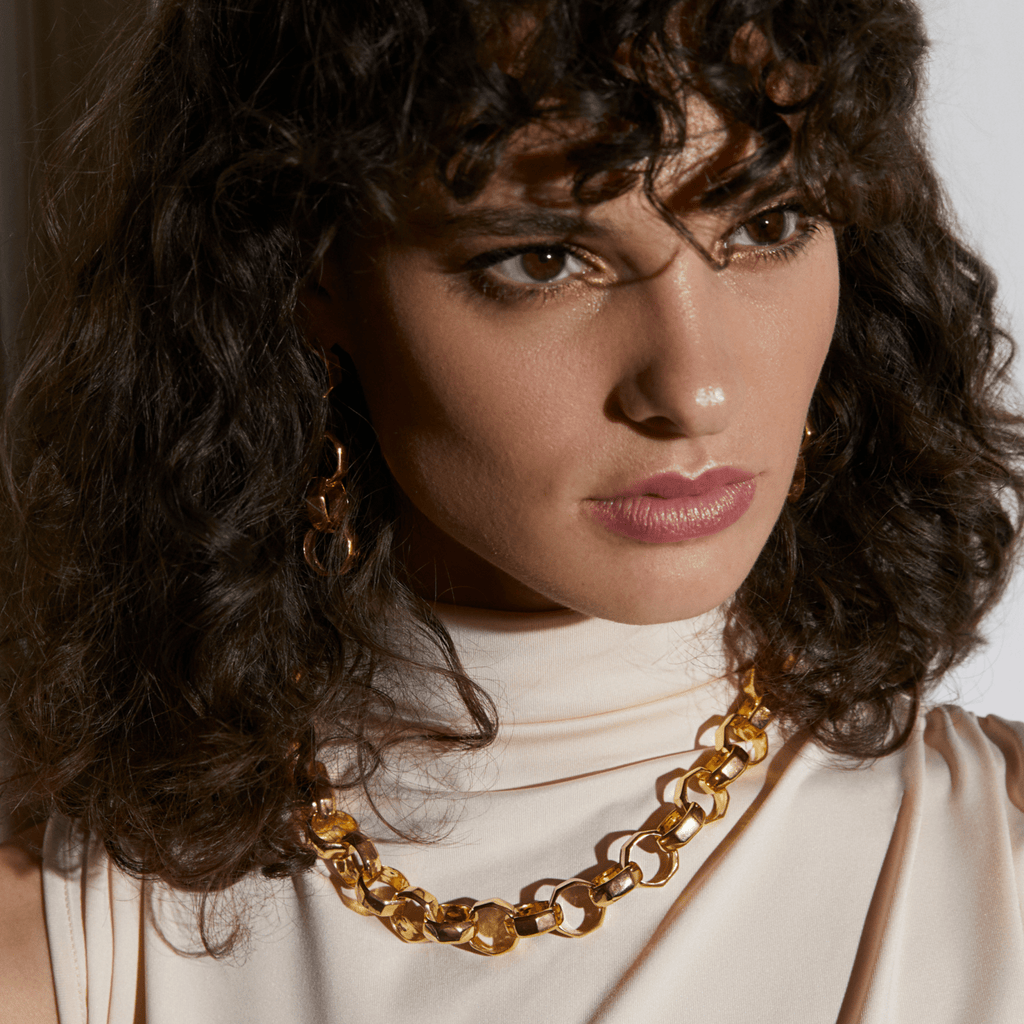 Octagon Chain Necklace - Maison OrientMaison SoulaMaison OrientNecklaces