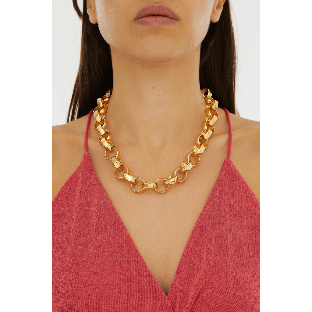 Octagon Chain Necklace - Maison OrientMaison SoulaMaison OrientNecklaces