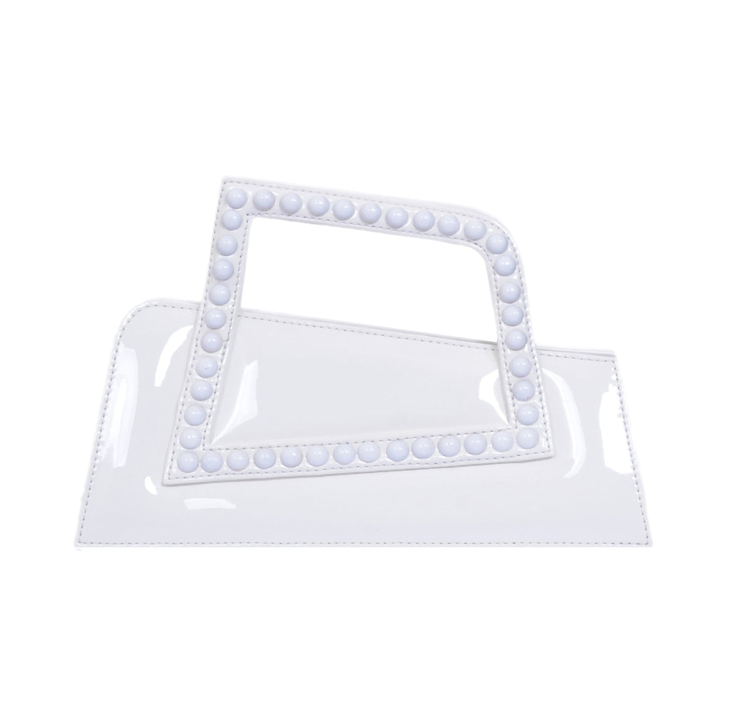 Patent White Jalila - Maison OrientAlielMaison OrientMini Bags