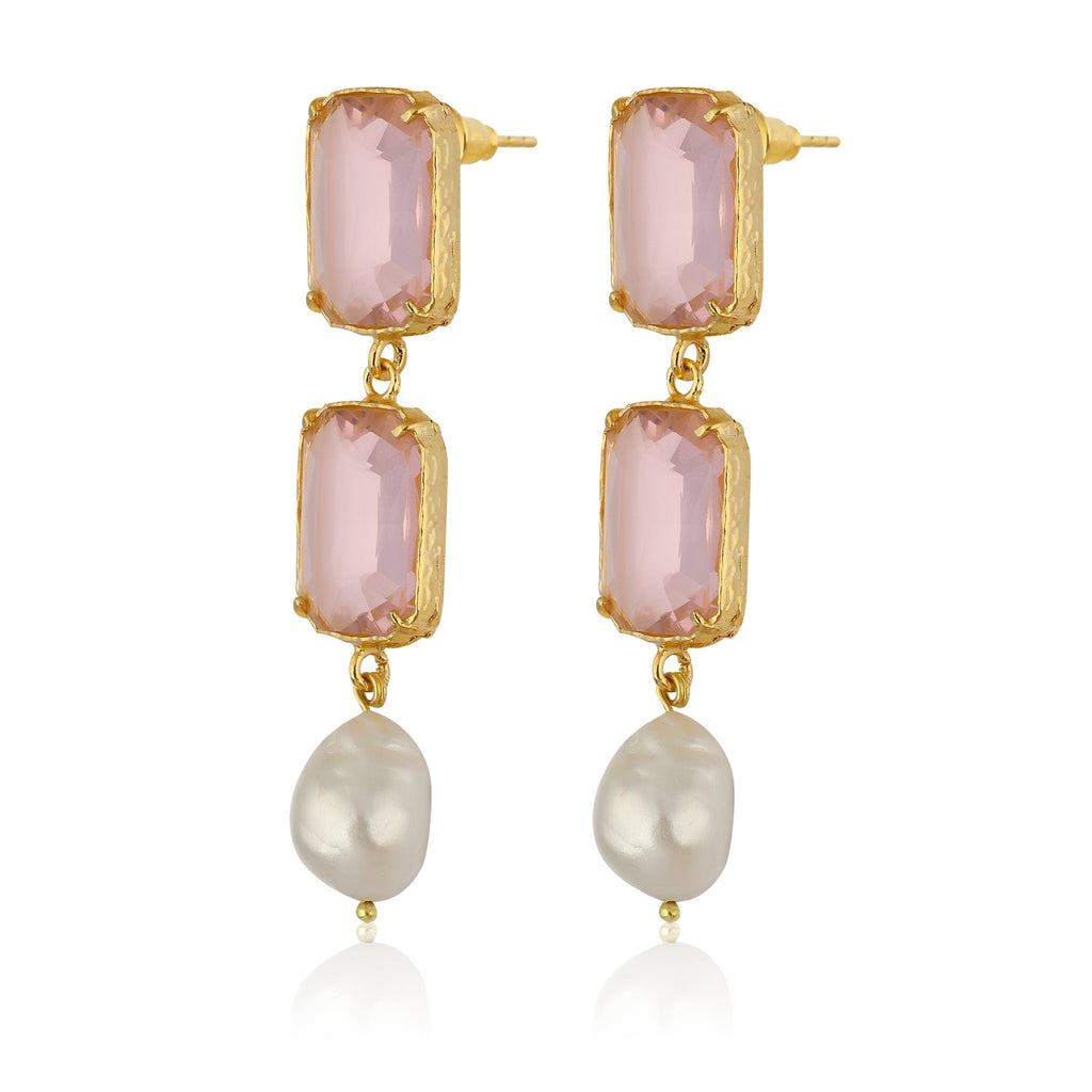 Sloane Earrings - Rose Pink - Maison OrientMaison SoulaMaison OrientEarrings