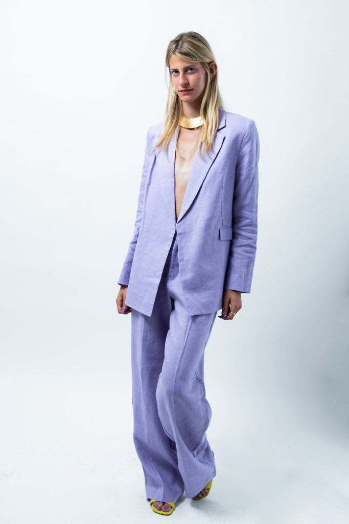 Soft Pepper : The Purple Pepper Linen Suit - Maison OrientPurple PepperMaison OrientSuits