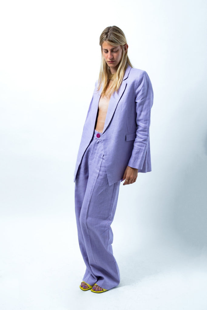 Soft Pepper : The Purple Pepper Linen Suit - Maison OrientPurple PepperMaison OrientSuits