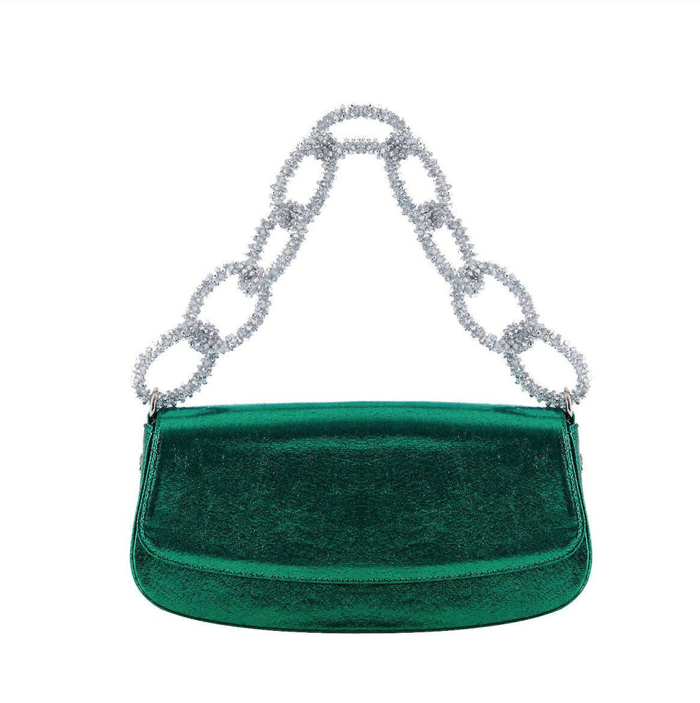 SOHO IN CLASSIC GREEN BAGUETTE - Maison OrientJIMBAMaison OrientShoulder Bags
