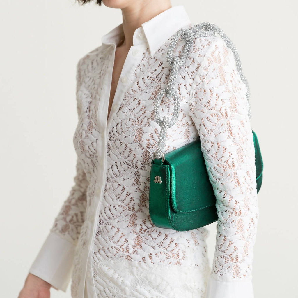 SOHO IN CLASSIC GREEN BAGUETTE - Maison OrientJIMBAMaison OrientShoulder Bags
