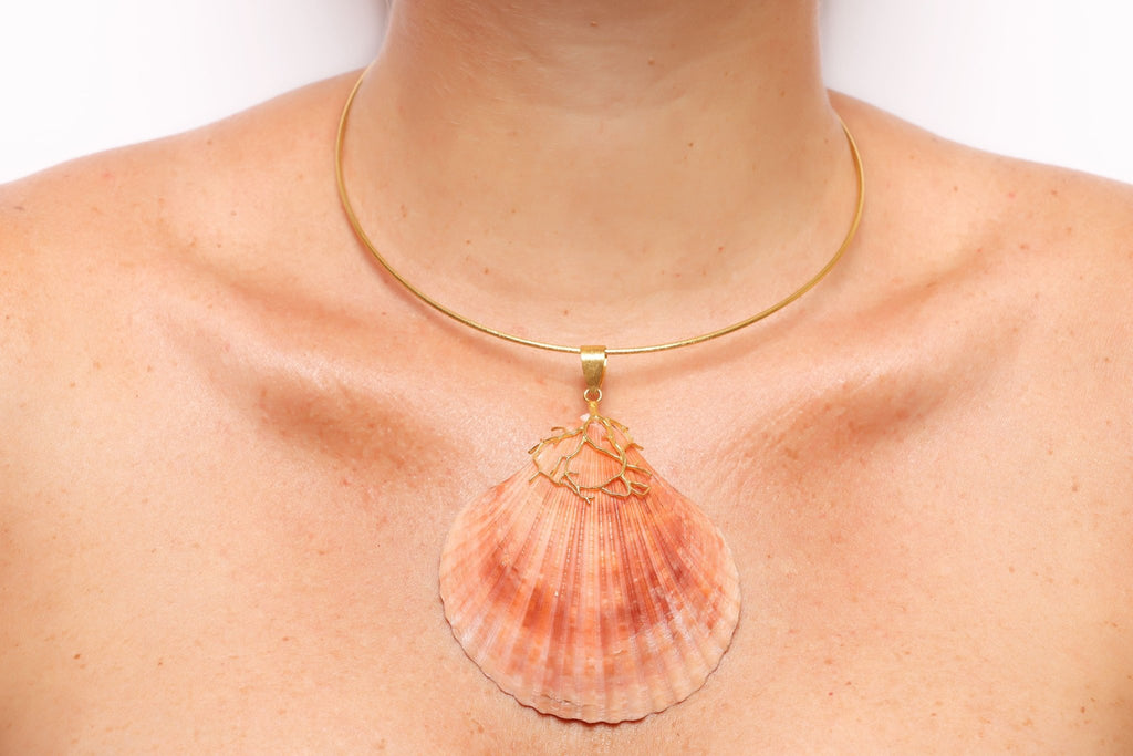 St Tropez With Natural Seashell - Maison OrientChadia HamatiMaison OrientNecklaces