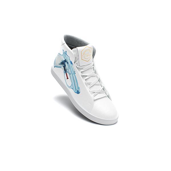 Tnp X James Rawson, Blue Semi - Auto High Top Sneaker - Maison OrientThe Nou ProjectMaison OrientSneakers
