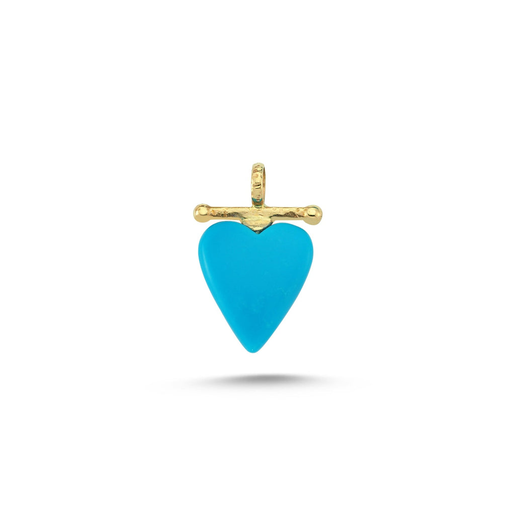 Turquise Hearth Charm - Maison OrientCrushMaison OrientCharms & Pendants