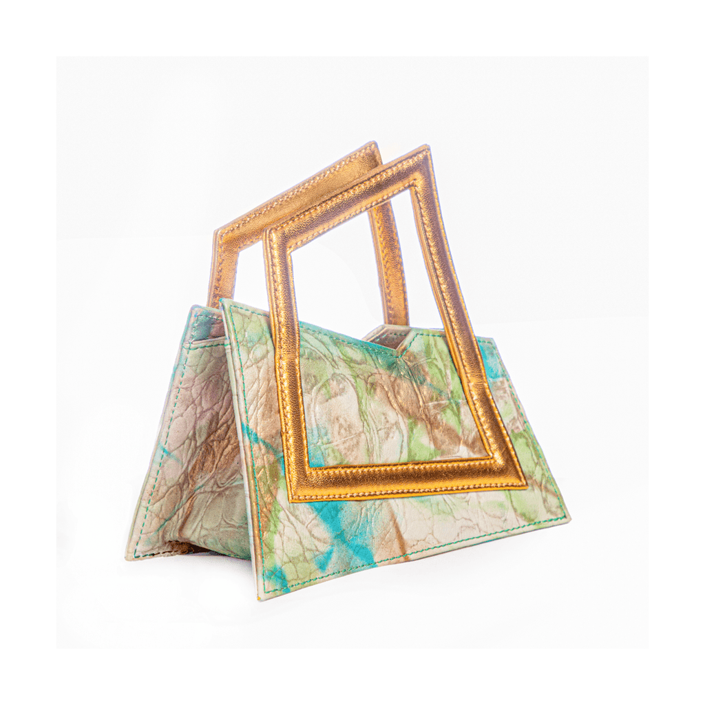 Turquoise Jari’Aa Square Top Handle - Maison OrientAlielMaison OrientMini Bags