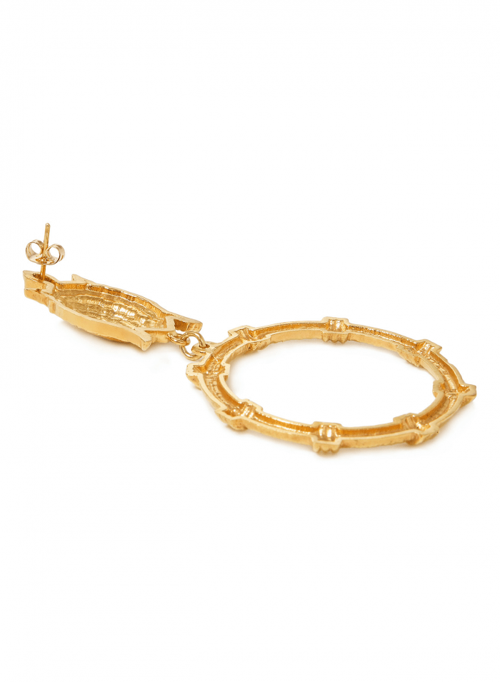 Turtle Earring With Circle - Maison OrientNatia X LakoMaison OrientEarrings