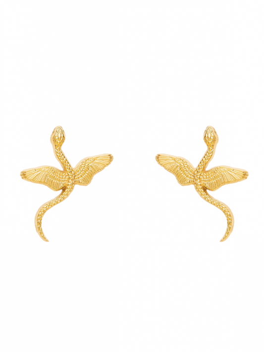 Flying snake earring | Maison Orient