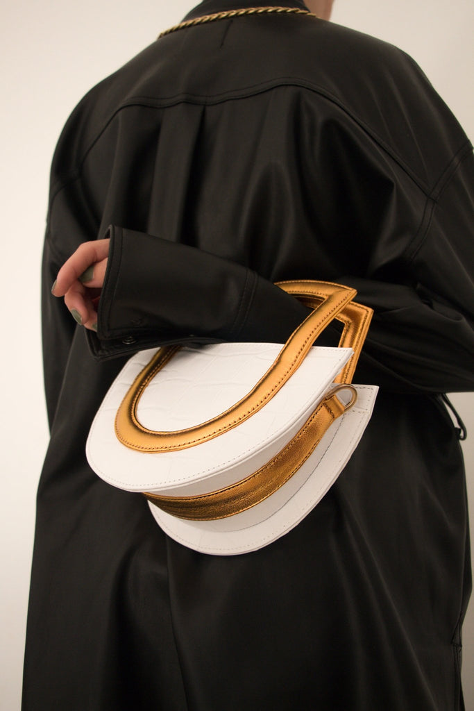 White - Brown Sukoon - Maison OrientAlielMaison OrientMini Bags
