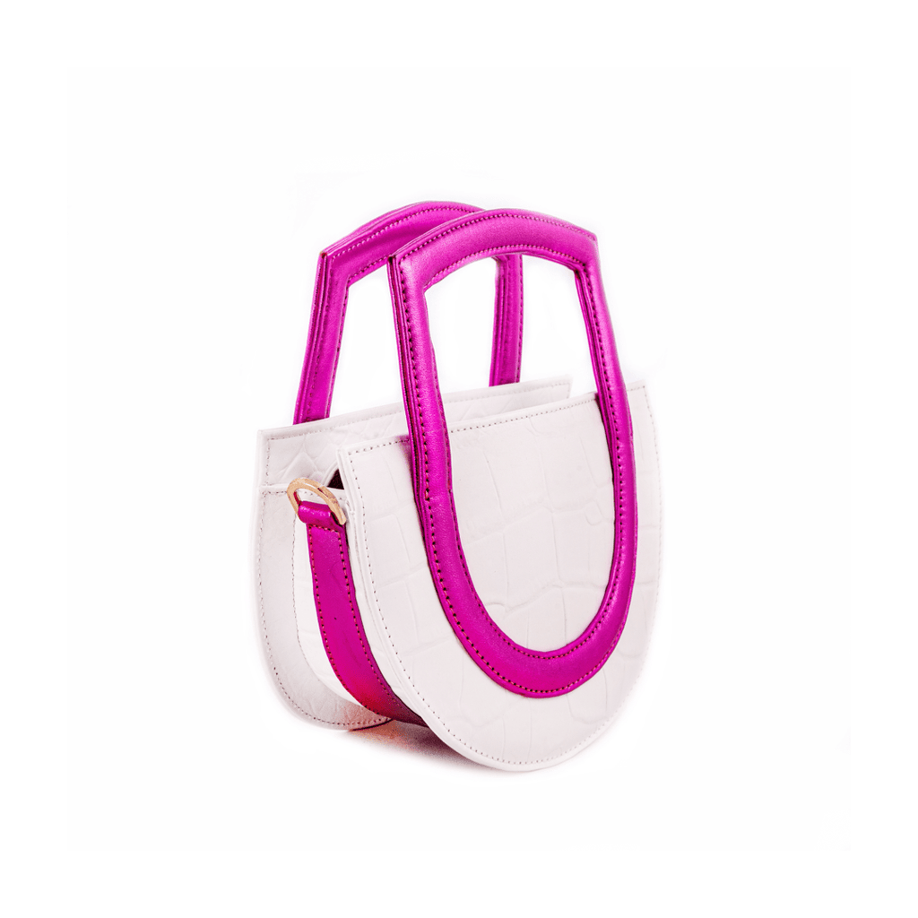 White - Fushia Sukoon - Maison OrientAlielMaison OrientMini Bags