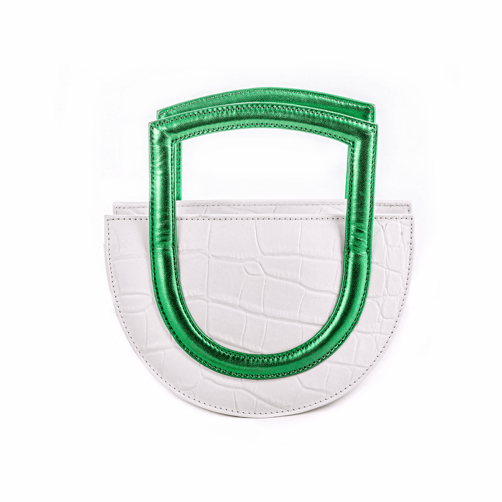 White - Green Sukoon - Maison OrientAlielMaison OrientMini Bags