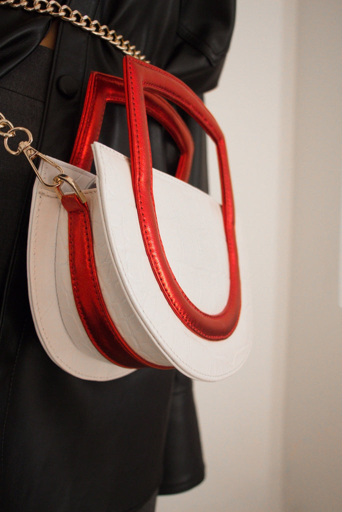 White - Red Sukoon - Maison OrientAlielMaison OrientMini Bags