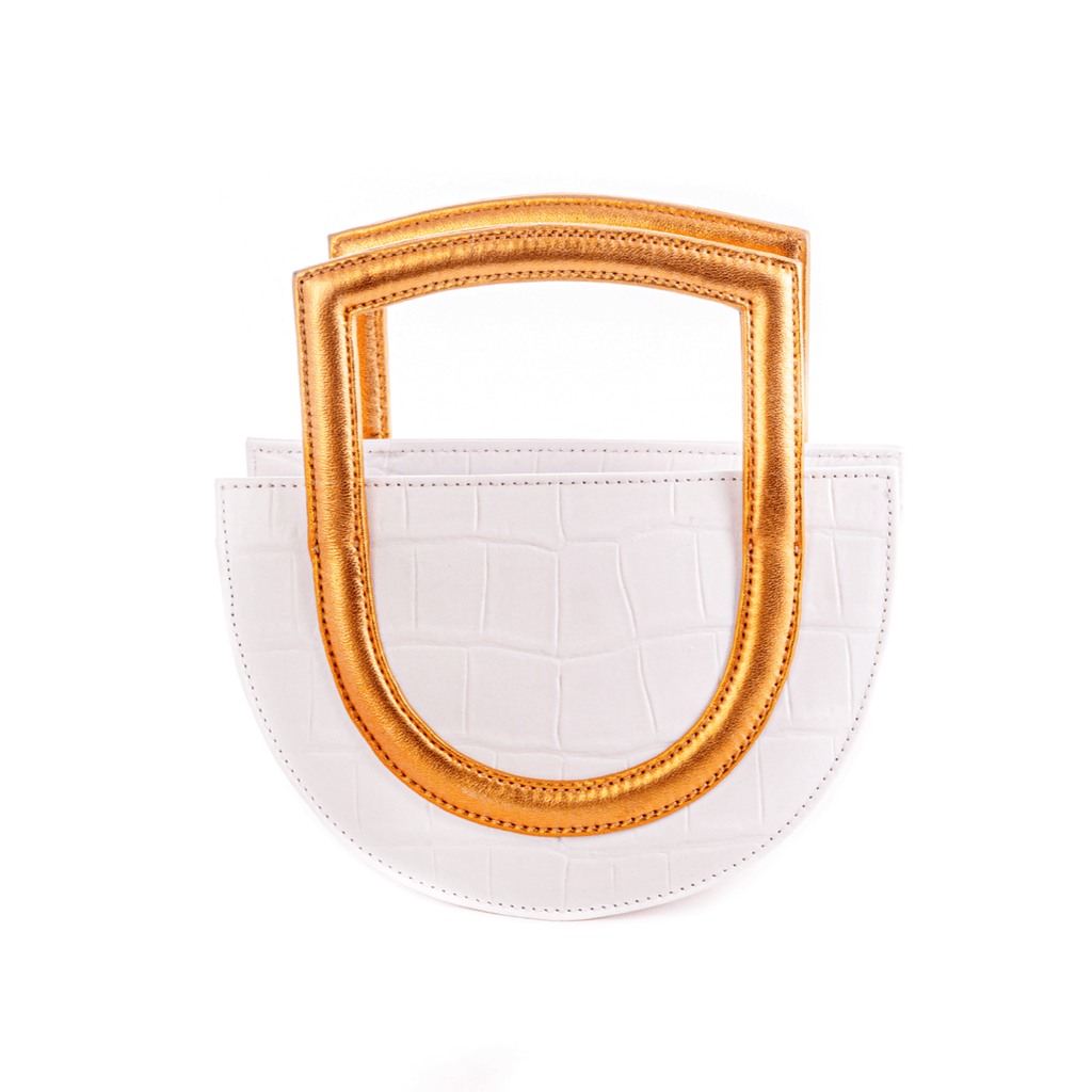 White - Yellow Gold Sukoon - Maison OrientAlielMaison OrientMini Bags