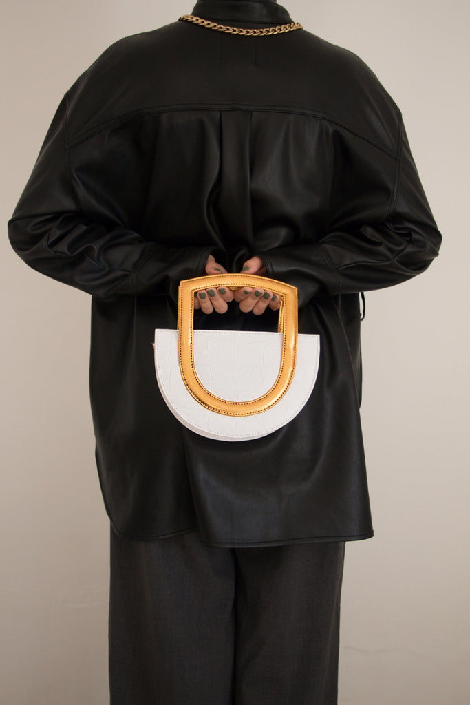White - Yellow Gold Sukoon - Maison OrientAlielMaison OrientMini Bags