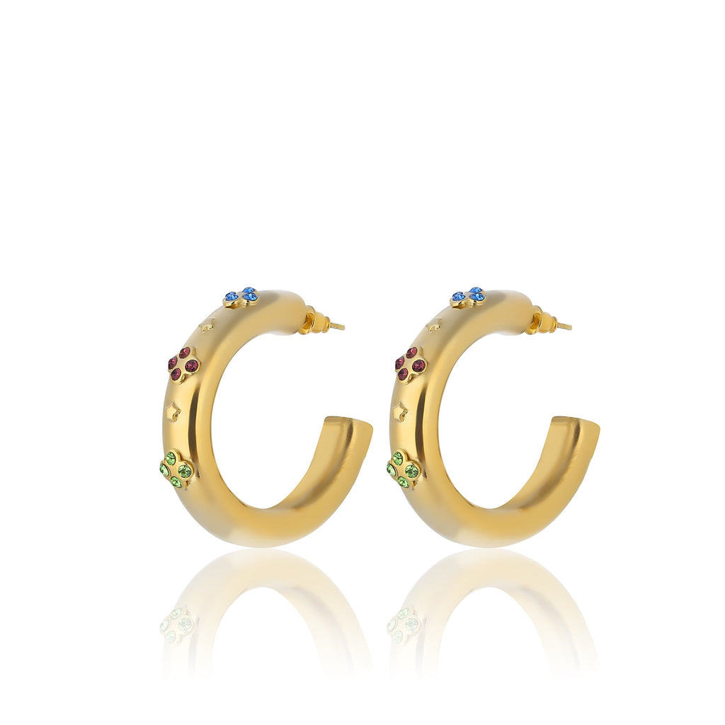 Yeona Hoop Earrings - Maison OrientMaison SoulaMaison OrientEarrings