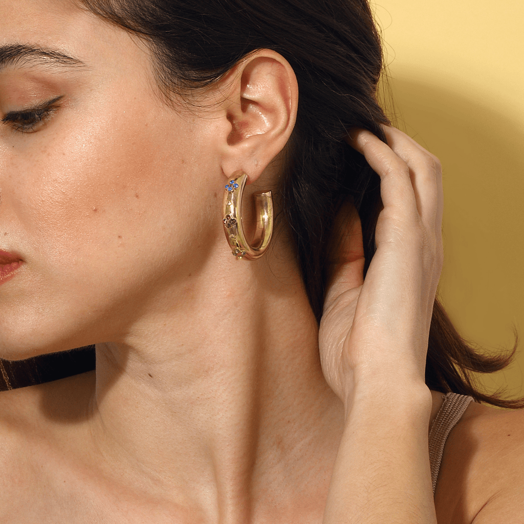 Yeona Hoop Earrings - Maison OrientMaison SoulaMaison OrientEarrings