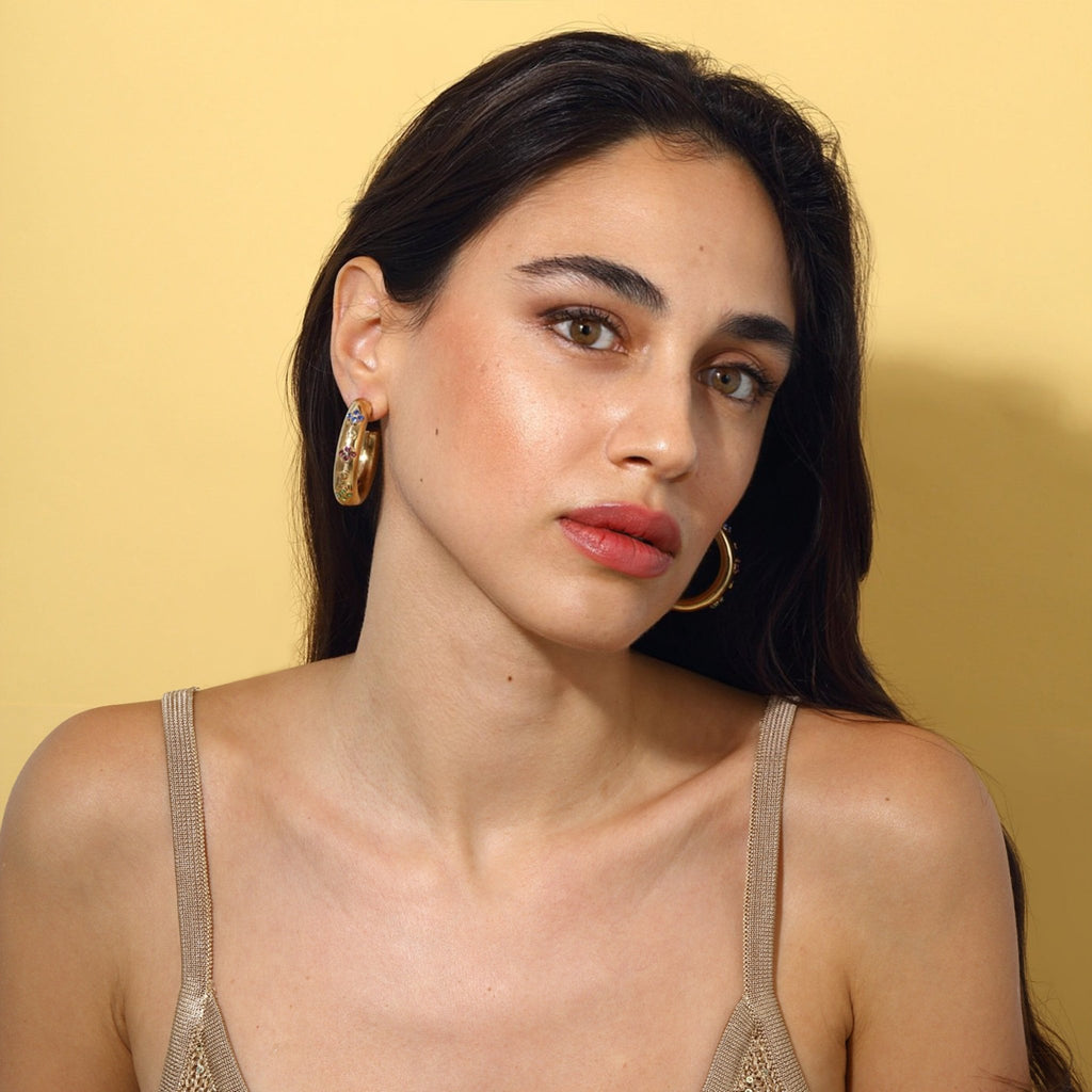 Yeona Hoop Earrings - Maison OrientMaison SoulaMaison OrientEarrings